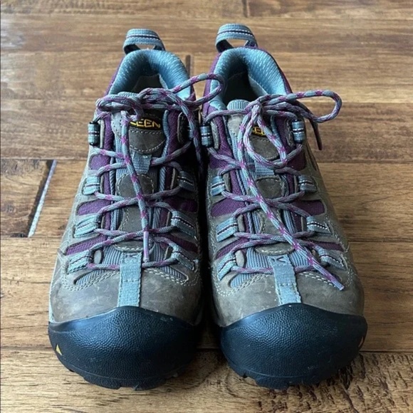 Keen Detroit XT Waterproof Steel Toe Work Boots Brown Leather Womens Size 7.5 - Picture 4 of 10